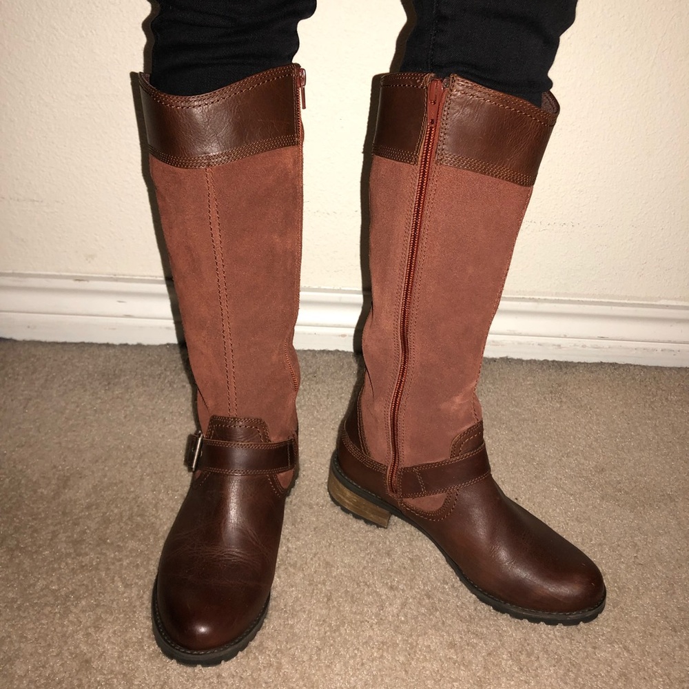 Timberland Leather and Suede Boots