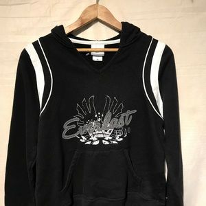 Everlast M V-Neck Hoodie LS Black Women A2450
