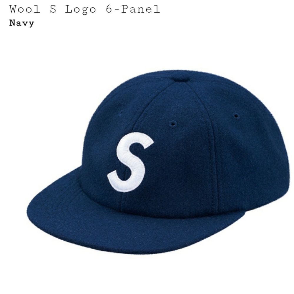 Supreme navy blue wool hat 110917 release