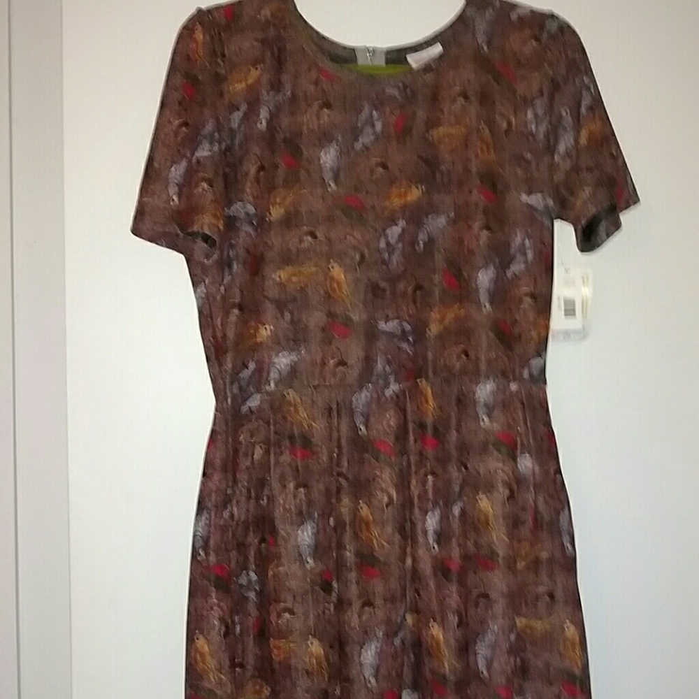 NWT Lularoe Amelia with Birds