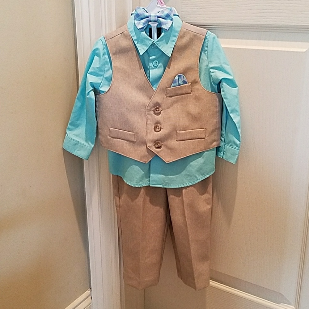 Boys 4 piece suit.