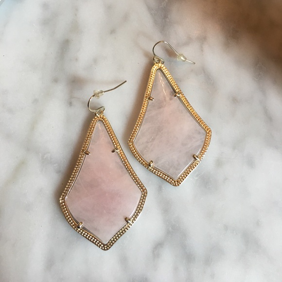 Kendra Scott Jewelry - Kendra Scott Alexandra Earring Rose Quartz