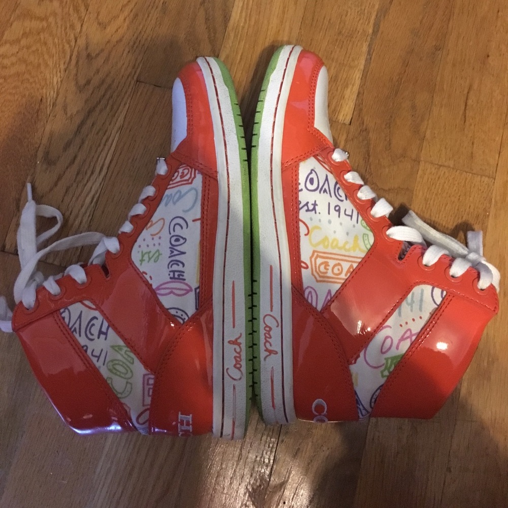 Vintage Coach Hightop Sneakers