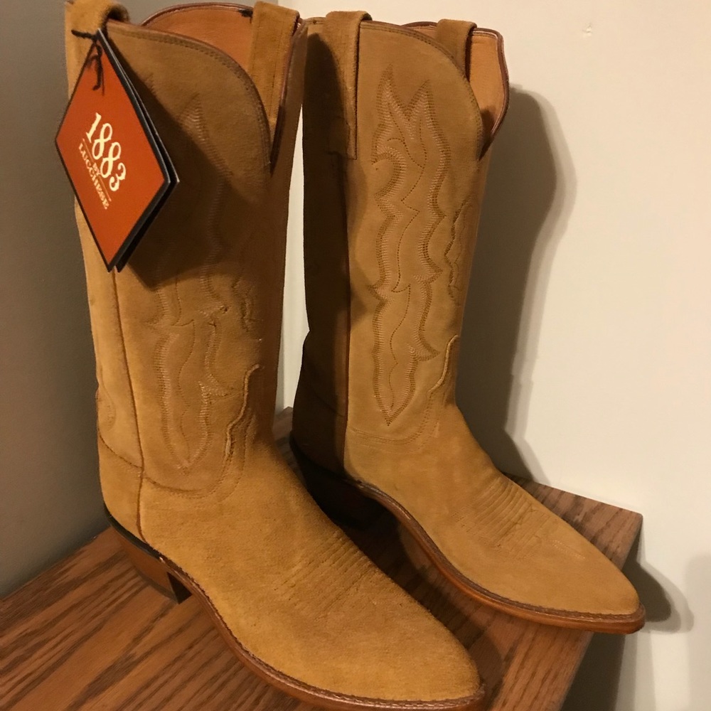 Lucchese 1883 Roughout Suede Boots!