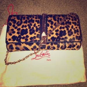 Christian Louboutin Leopard Clutch