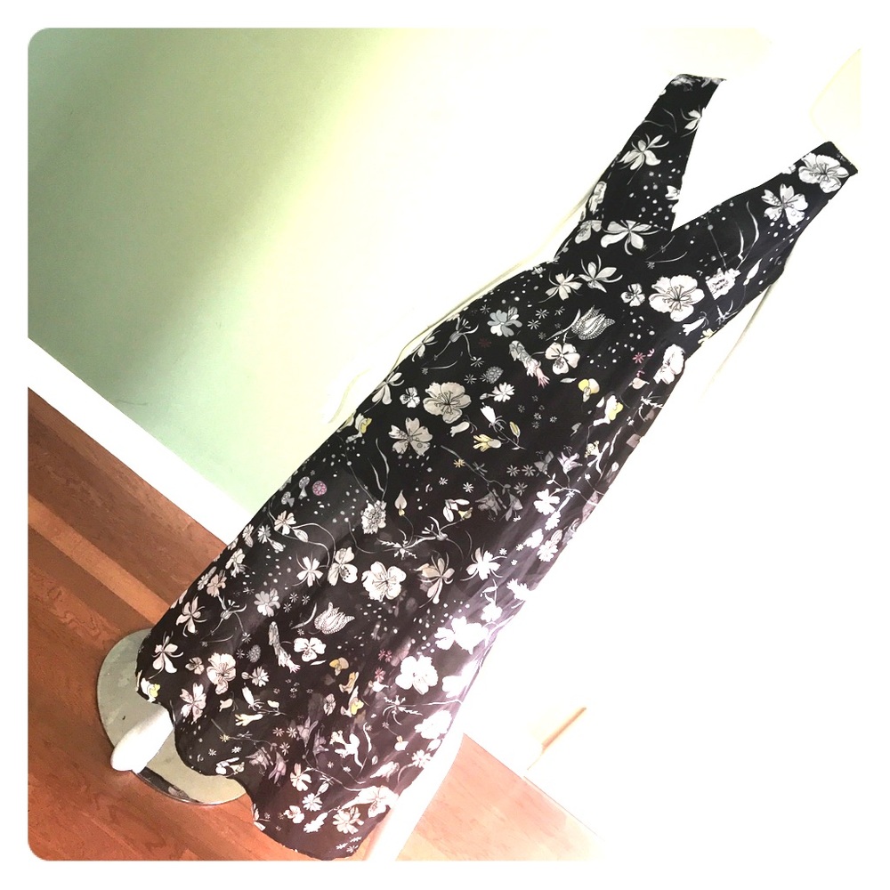 Deep V Maxi Dress