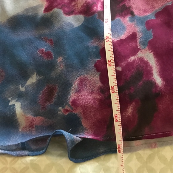 Ann Taylor Loft floral print V-neck saffron dress - Picture 6 of 6