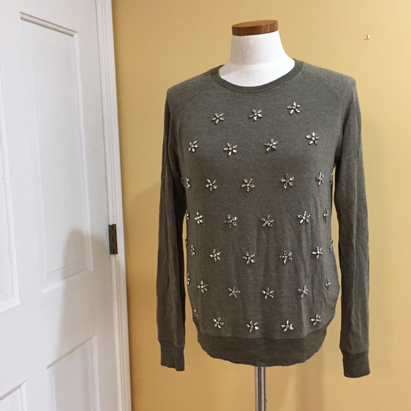 SOLD Embellished sweatshirt - Picture 2 of 5