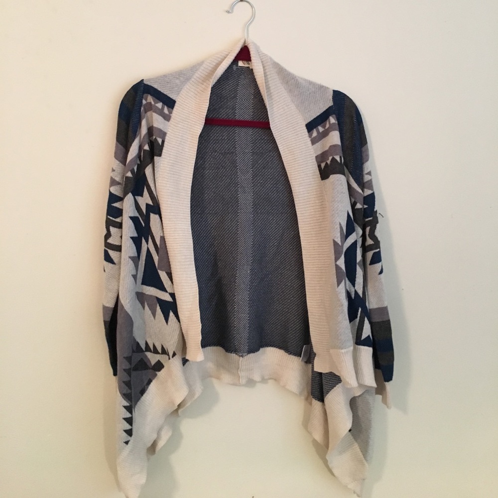 Pink Rose "Aztec print" cardigan