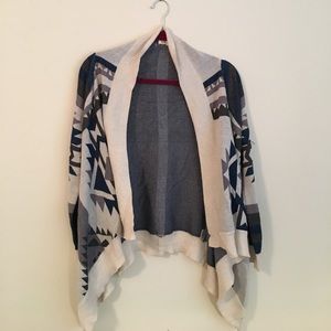 Pink Rose "Aztec print" cardigan