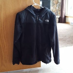 north face hooded fleece
