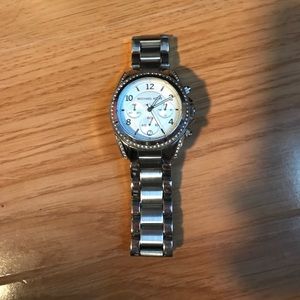 Michael Kors silver watch, previously worn