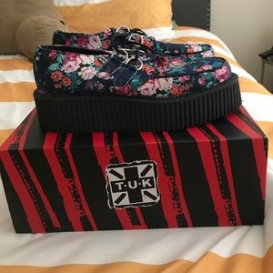 T.U.K floral creepers