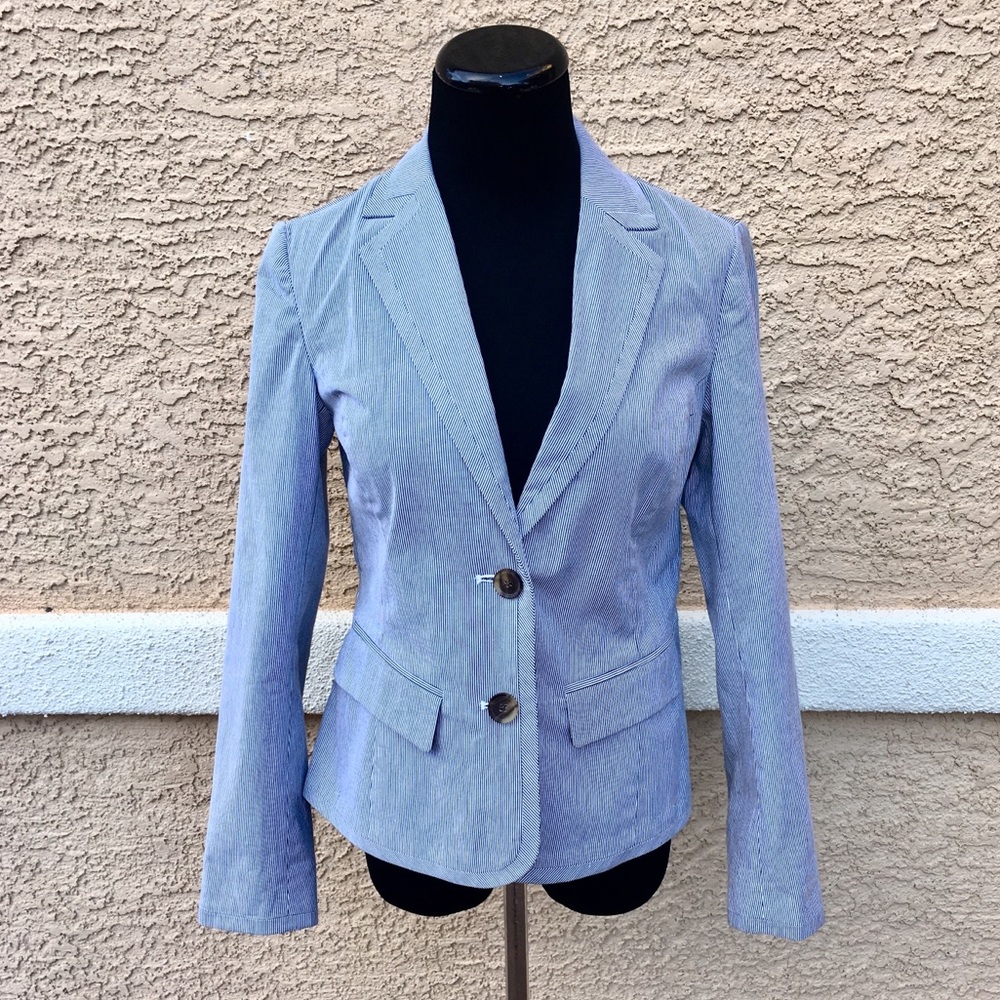 Gap Seersucker Blazer Brand New 💙
