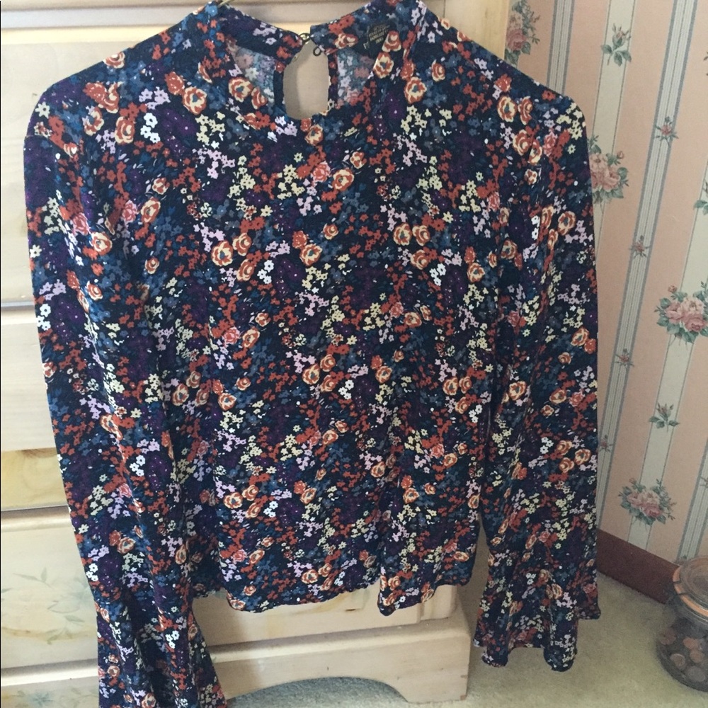Forever 21 High Neckline Blouse