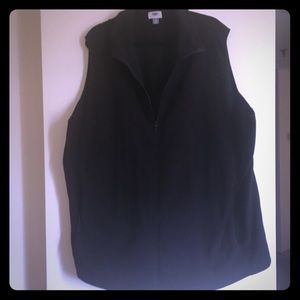Tunic length fleece vest
