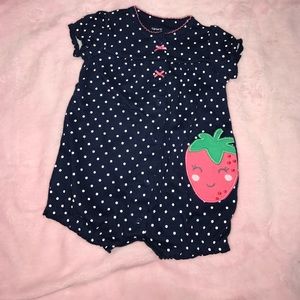 Strawberry romper