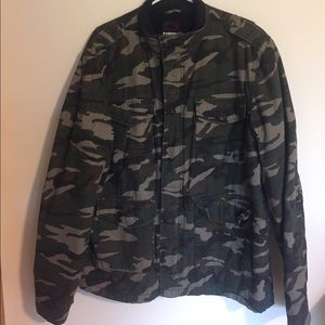 Tony Hawk fleece lined camo jacket