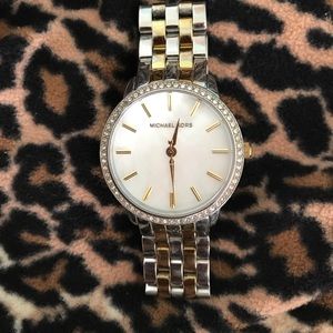 Multi-tone Michael Kors watch