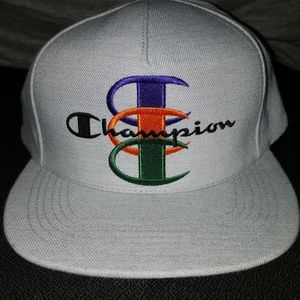 Supreme x champion snapback
