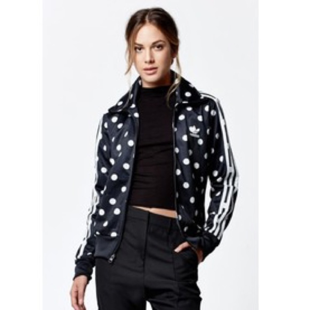 Polka dot adidas jacket