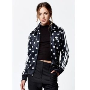 Polka dot adidas jacket
