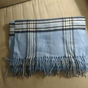 Blue Plaid Scarf