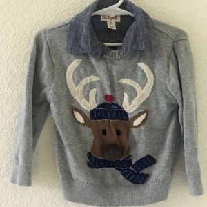 Cat&Jack Reindeer Sweater 2T