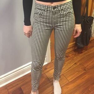 rag and bone gingham pants