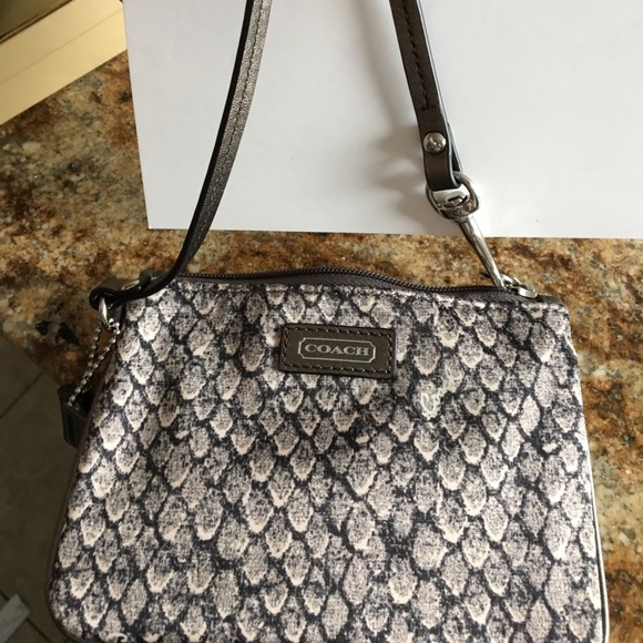 COACH Polished Pebble Leather Small Zip-Top Wristlet - Macy New Coach wristlet