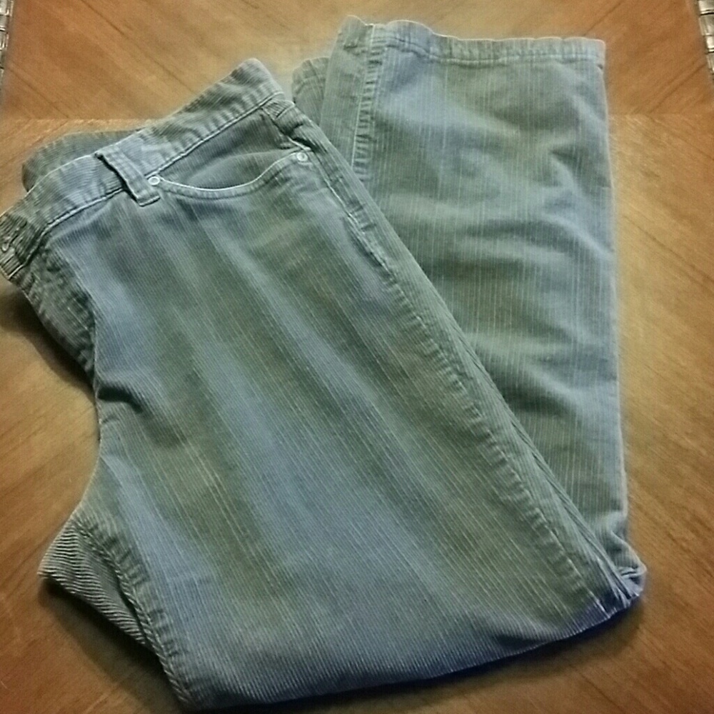 Columbia Grey corduroy pants sz 14P