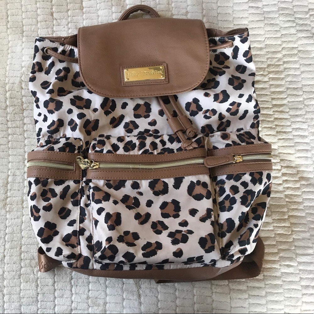 Betsy Johnson Cheetah Backpack