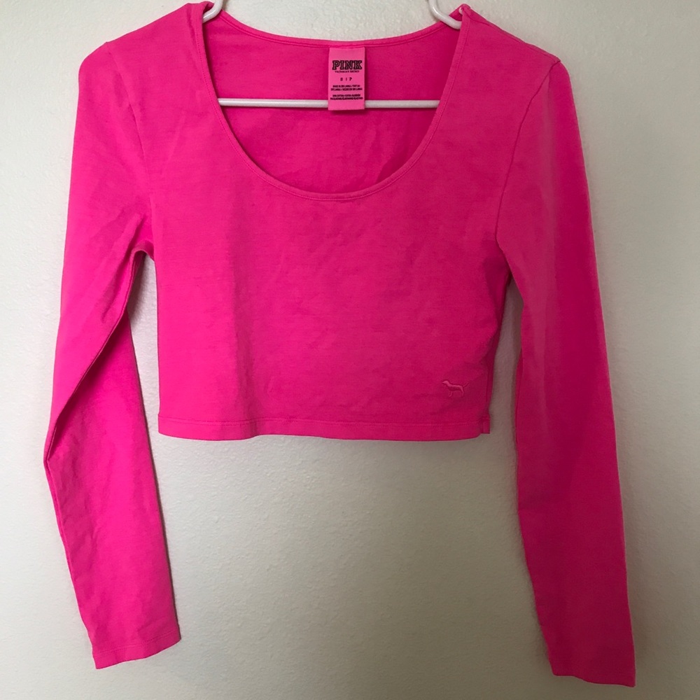 victoria’s secret pink crop top
