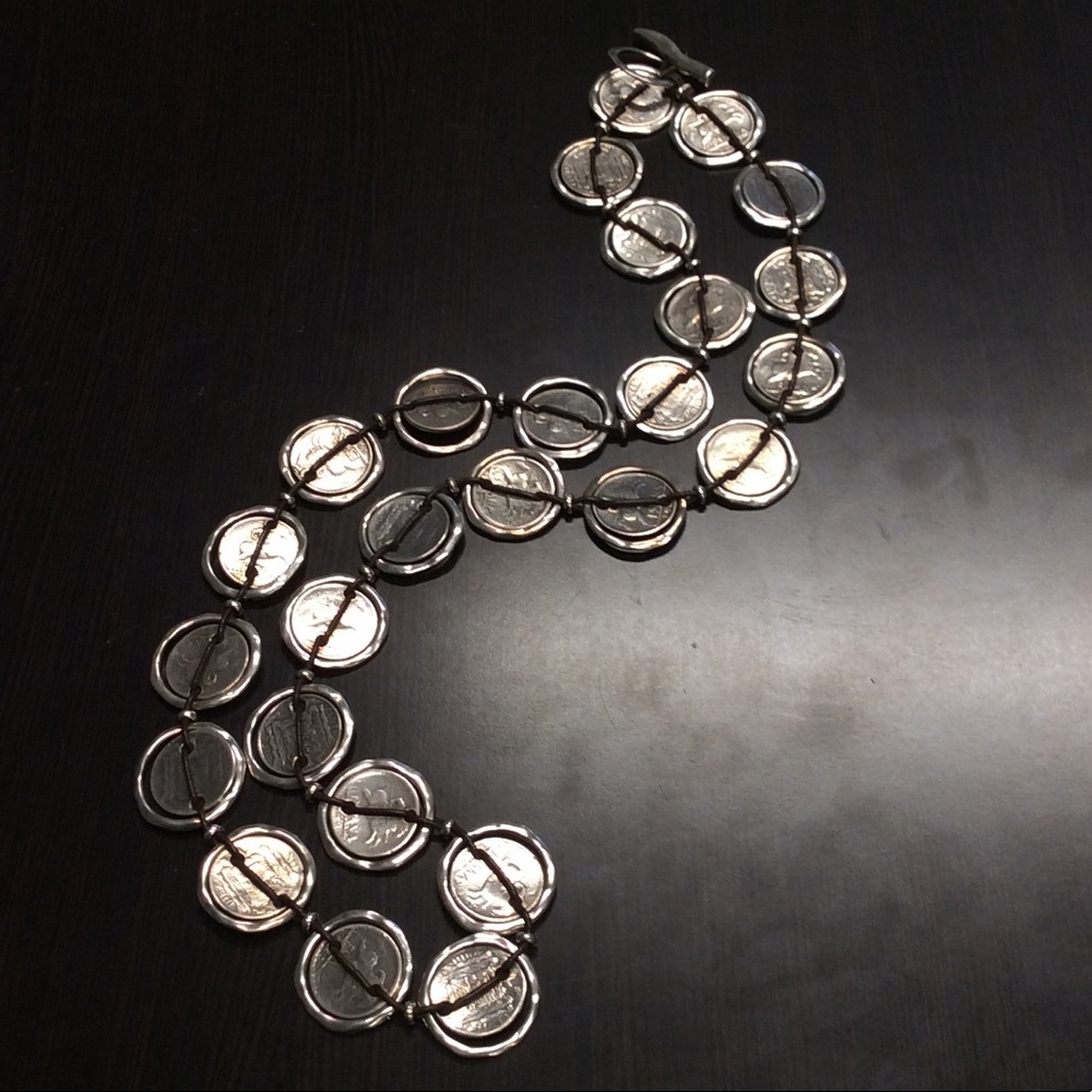 Uno De 50 Coin Statement Necklace
