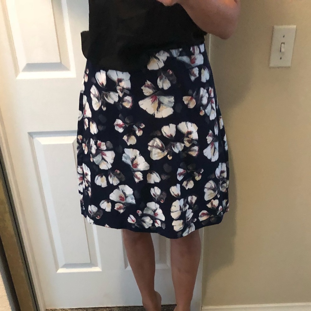 Bobeau A-line skirt