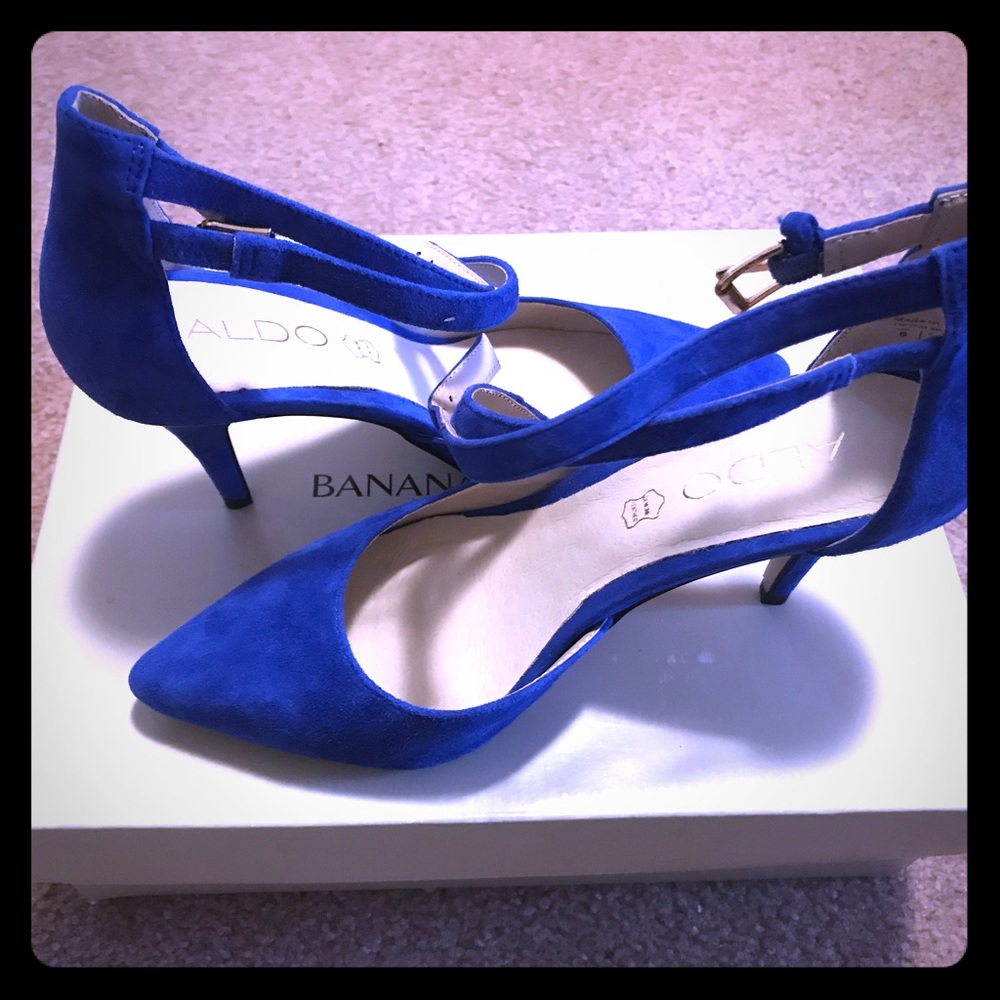 Aldo Blue Heels