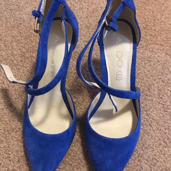 Aldo Blue Heels - Picture 3 of 3