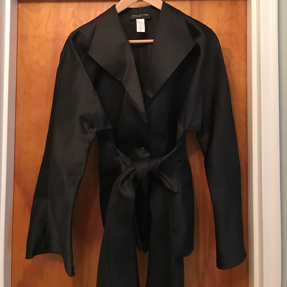 Silk wrap blouse