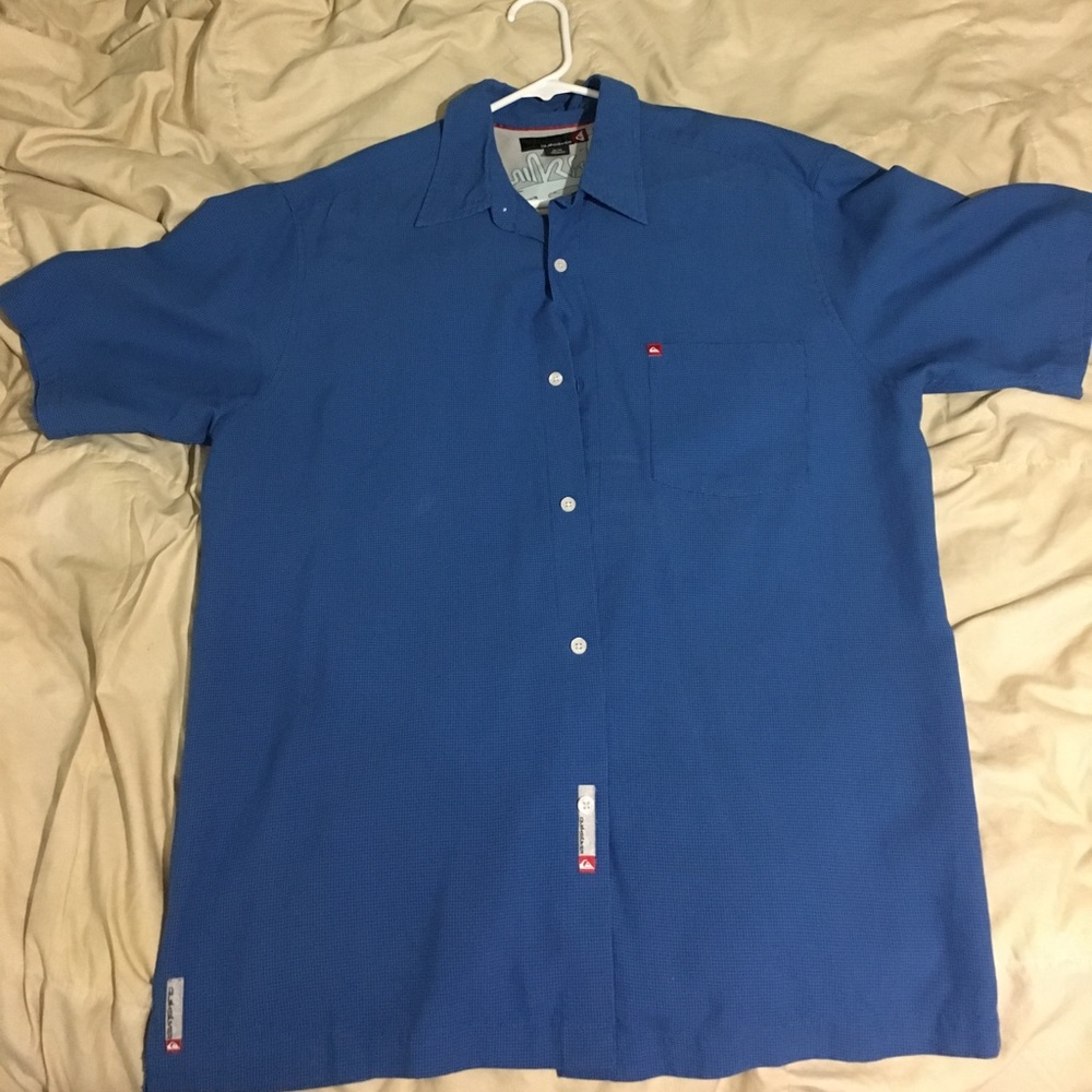 Quicksilver Blue polo shirt size M