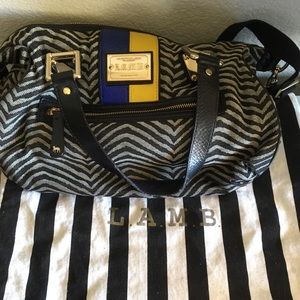 L.A.M.B. Jacquard Zebra Bag
