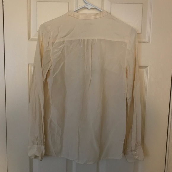 *SOLD*
J. Crew Cream Silk Button Up Blouse - Picture 3 of 3