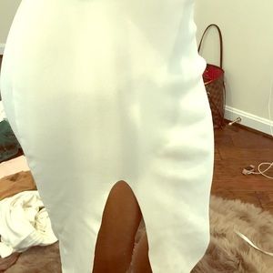 White skirt