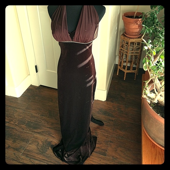 halter top evening gowns