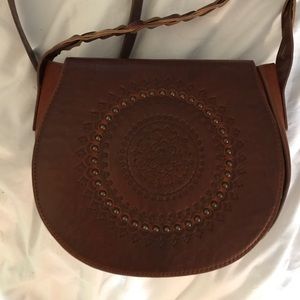 Boho Brown Over the Shoulder Bag