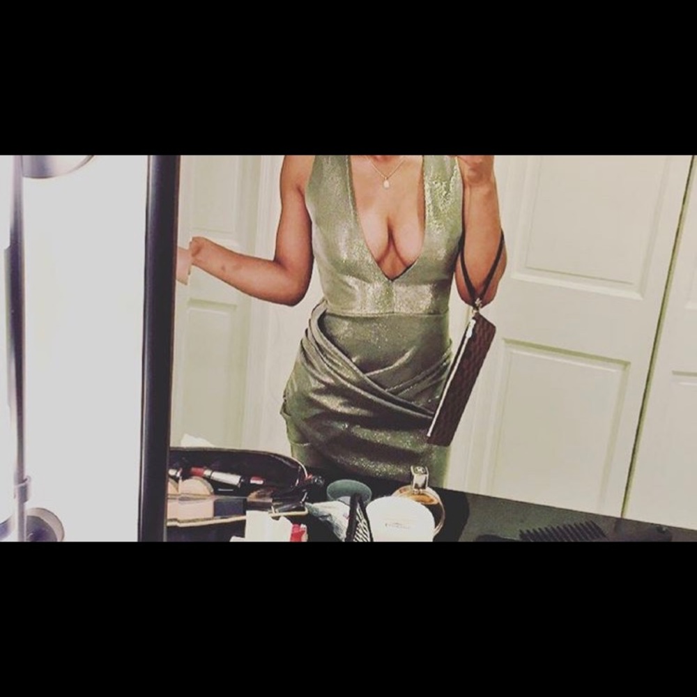 Gold dress