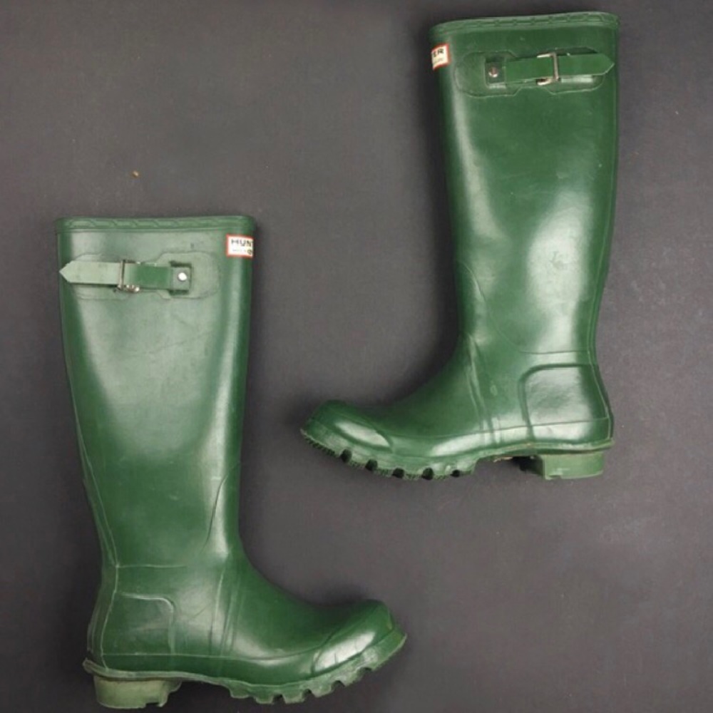 hunter green standard boots