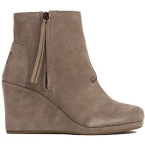 TOMS DESERT HIGH BOOTIE TAUPE