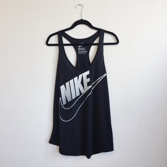 Nike Tops - LIKE NEW Nike Logo Loose Fit Racerback Tank