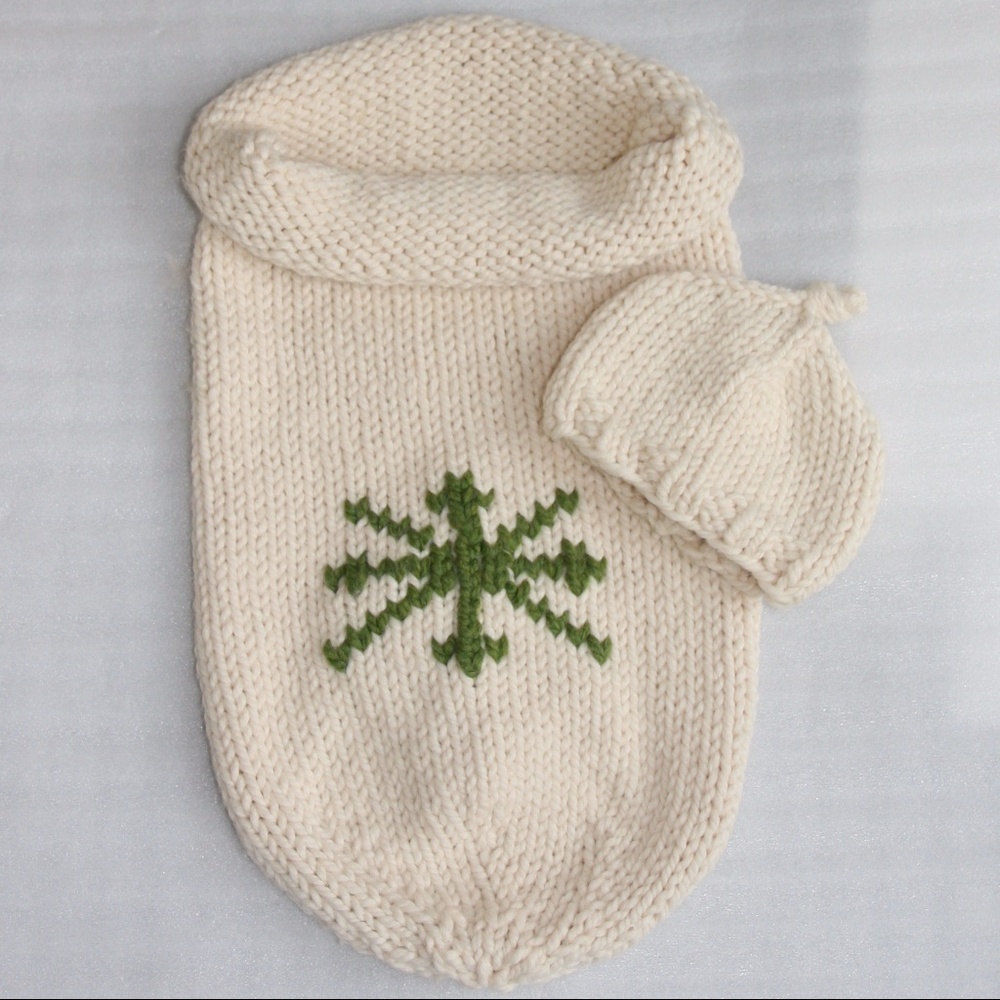 NEW Baby Bundle Sack & Matching Hat