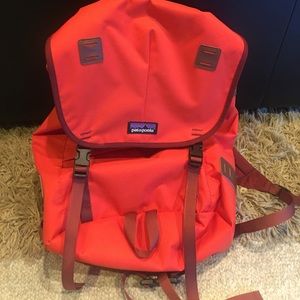 patagonia orange backpack